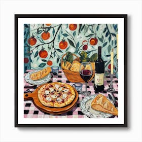 Il Rifugio Del Vino Trattoria Italian Food Kitchen Art Print