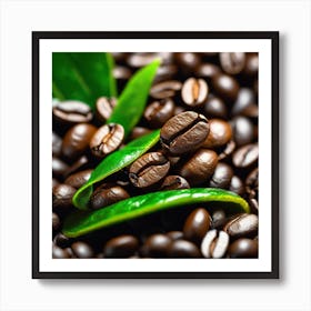 Coffee Beans 125 Art Print