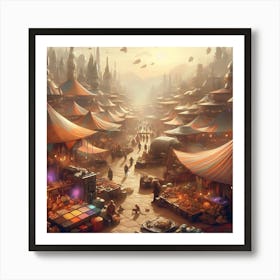 Star Wars Market Art Print