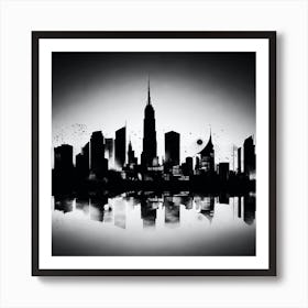 New York City Skyline 50 Art Print