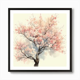 Thrive like a Cherry Blossom Art Print