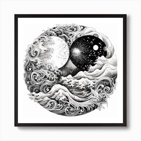 Yin Yang 63 Art Print