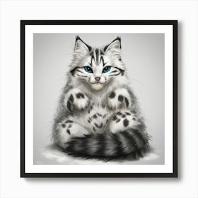 Syria Cat Art Print