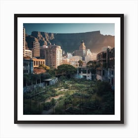 Abandoned Cityscape Art Print