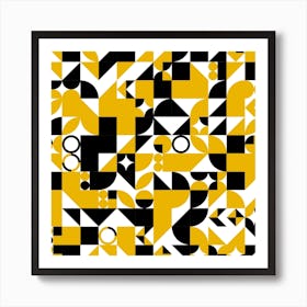 Abstract Geometric Pattern 18 Art Print