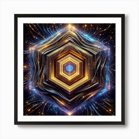 Hexahedron 2 Art Print