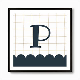 Letter P Art Print