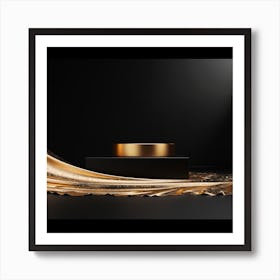 Black & Gold Luxury V2 Art Print