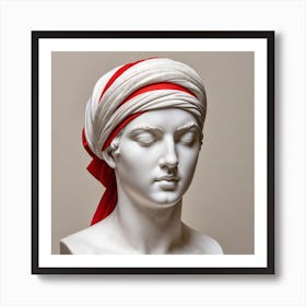 Bust Of A Nymph Art Print