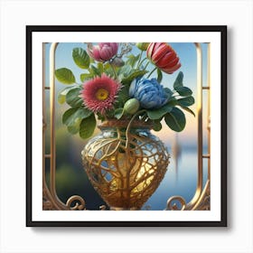 Vase Unique And Rare Decorative Antique 6 Art Print