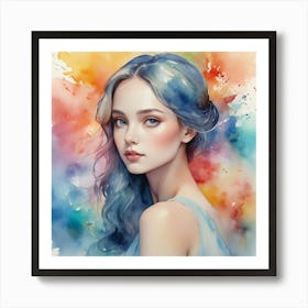 Watercolor Painting Art Print 4 Art Print