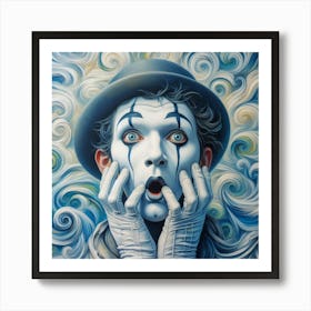 Clown 1 Art Print