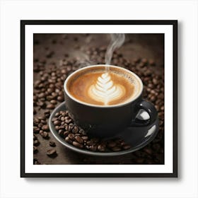 Coffee Latte 1 Art Print