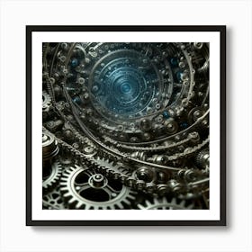 Gears And Gears Art Print