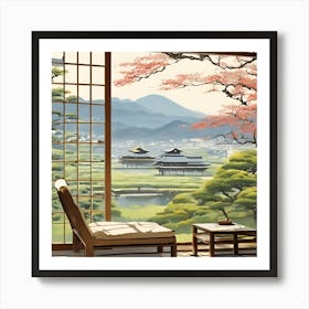 Japanese Garden Art Print