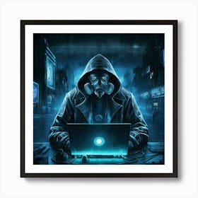 Cyber Sentinel Art Print