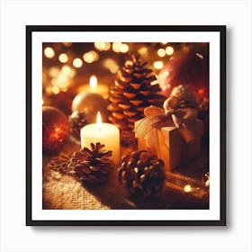 Christmas Lights Art Print