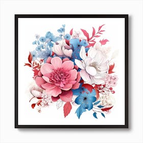 Floral Bouquet 18 Art Print