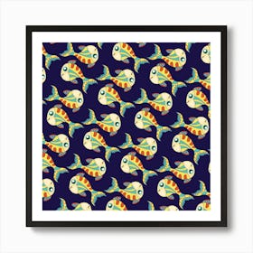 Fish Abstract Animal Art Nature Texture Water Pattern Marine Life Underwater Aquarium Aquatic Art Print