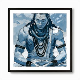 Lord Shiva 4 Art Print