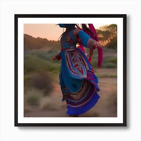 OCA DNA TY - Future Tribal Lady Dancer Master Assassin Art Print