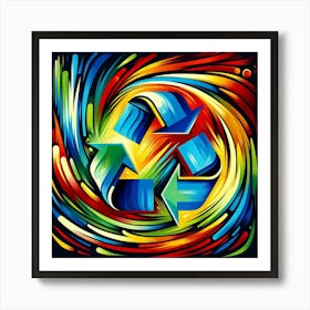 Recycle Symbol 1 Poster