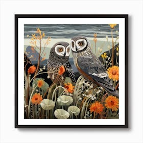 Bird In Nature Owl 2 Art Print