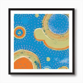 Abstract Circles 1 Art Print