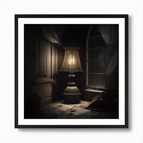Lonely Lamp Art Print