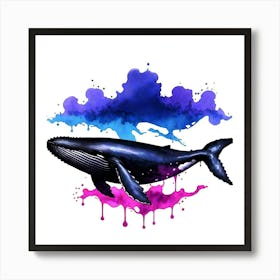 Humpback Whale Art Print