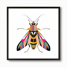 Colorful Moth Art Print