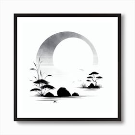 Asian Landscape 1 Art Print