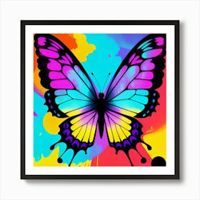 Colorful Butterfly 73 Art Print