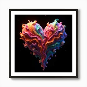 Heart Shape Art Print