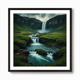 Dreamy green Art Print