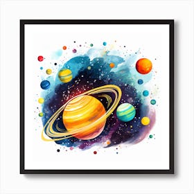 Outer Space 2 Art Print