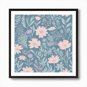 Floral Pattern 15 Art Print