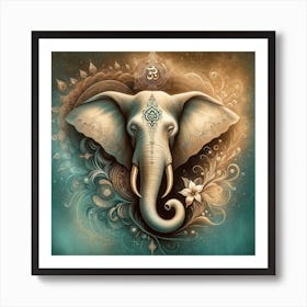 Elephant Art Art Print