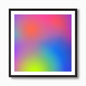 Abstract Colorful Background 1 Art Print