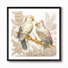 Tropical Birds 2 Art Print