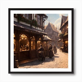 Street Scene Art Print