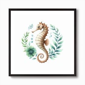 Seahorse 4 Art Print