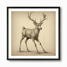 Deer! 30 Art Print