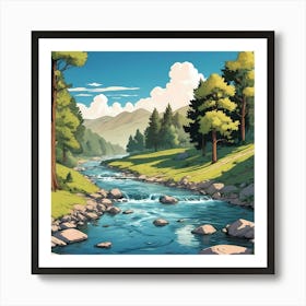 Evergreen Haven Art Print