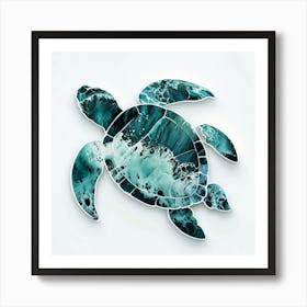 Sea Turtle Wall Art Art Print