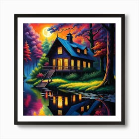 Cabin In The Woods 2 Art Print