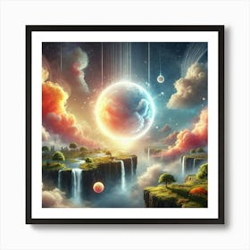 Planet In The Sky Art Print