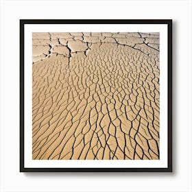 Dry Sand Art Print