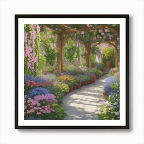 Garden Path Art Print