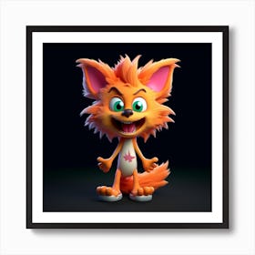 Sonic The Fox 1 Art Print